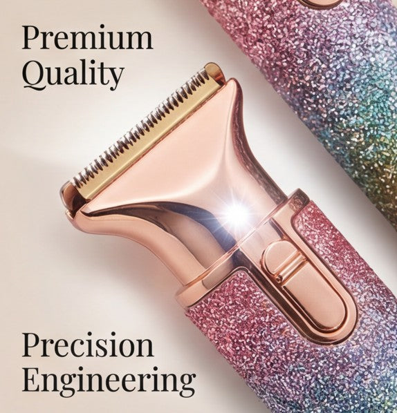 2 in 1 Electric Eyebrow and Facial Hair Trimmer