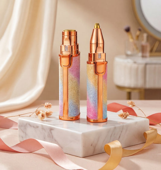 2 in 1 Electric Eyebrow and Facial Hair Trimmer